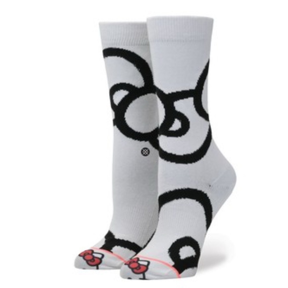 Stance x Sanrio Hello Kitty Women’s Crew Socks “Bows” SZ Small (5-7.5) NWT